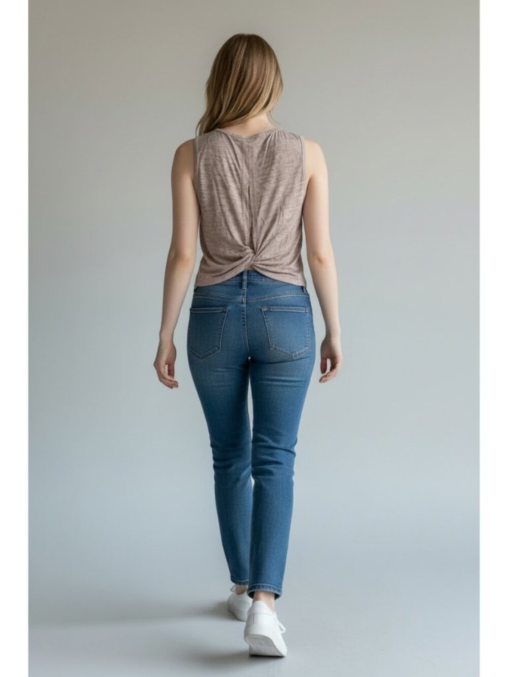 New Halara Twist Back Tank Top In Rose Cloud Sleeveless Lightweight XS